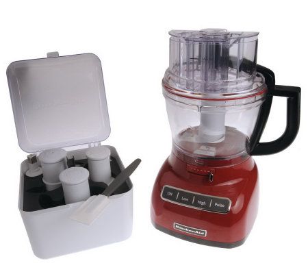KitchenAid 13 Cup 3-in-1 Wide Mouth Food Processor w/ Accessories - K35182