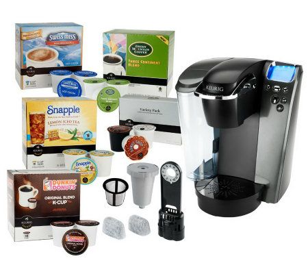 My QVC.com qvc Filter &  maker Cup coffee â€” Platinum K w/ Cups, 70 Plus Coffeemaker K