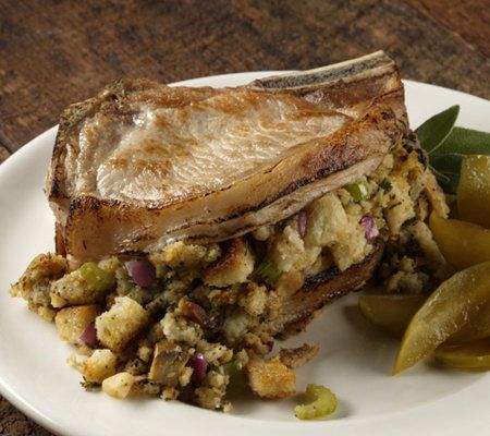 Kansas City Steaks (6) 9-oz Stuffed Pork Chops - M106501