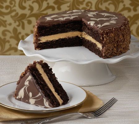 Balboa Desserts 3 lb. Milk Chocolate Peanut Butter Cake - M28408
