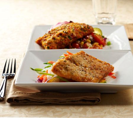 The Perfect Gourmet 8-piece Salmon & Tilapia Sampler - M112210