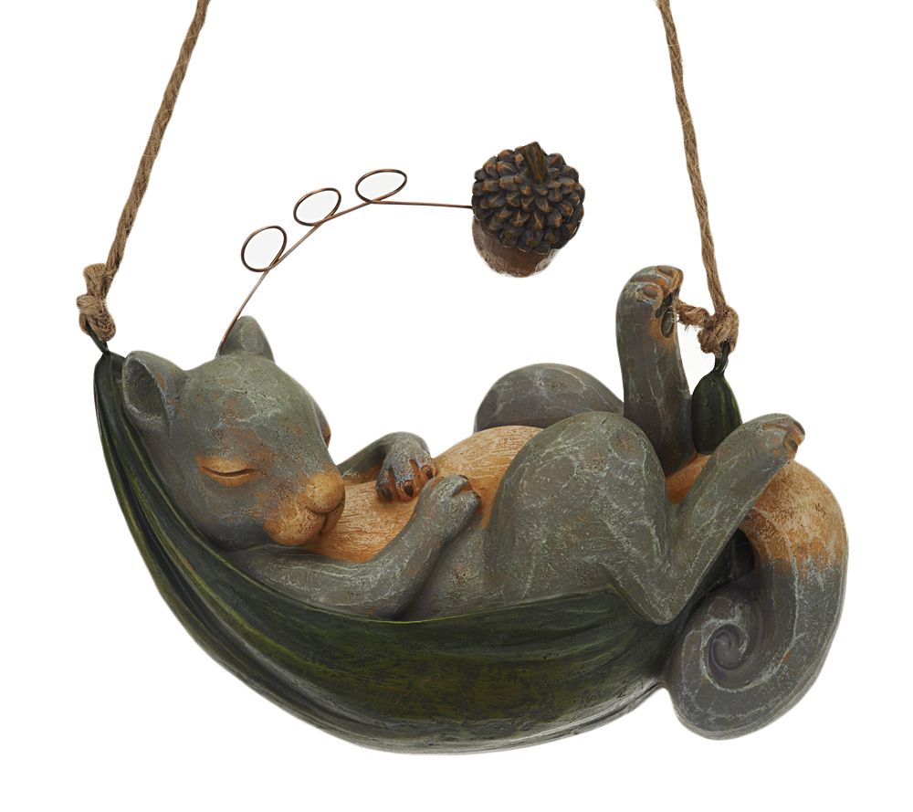 Day Dreamers Hanging Animal Sculpture in Hammock - M29213