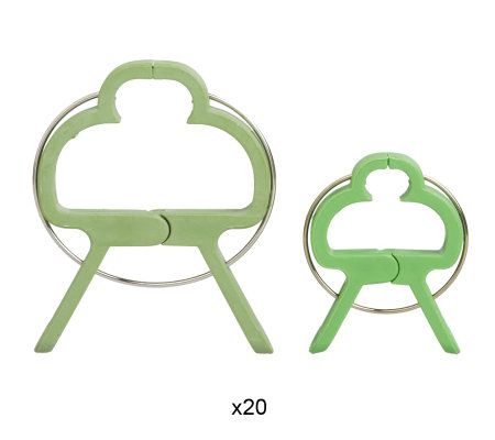 Set of 40 Flower & Vine Multi-purpose Garden Clips - M25016