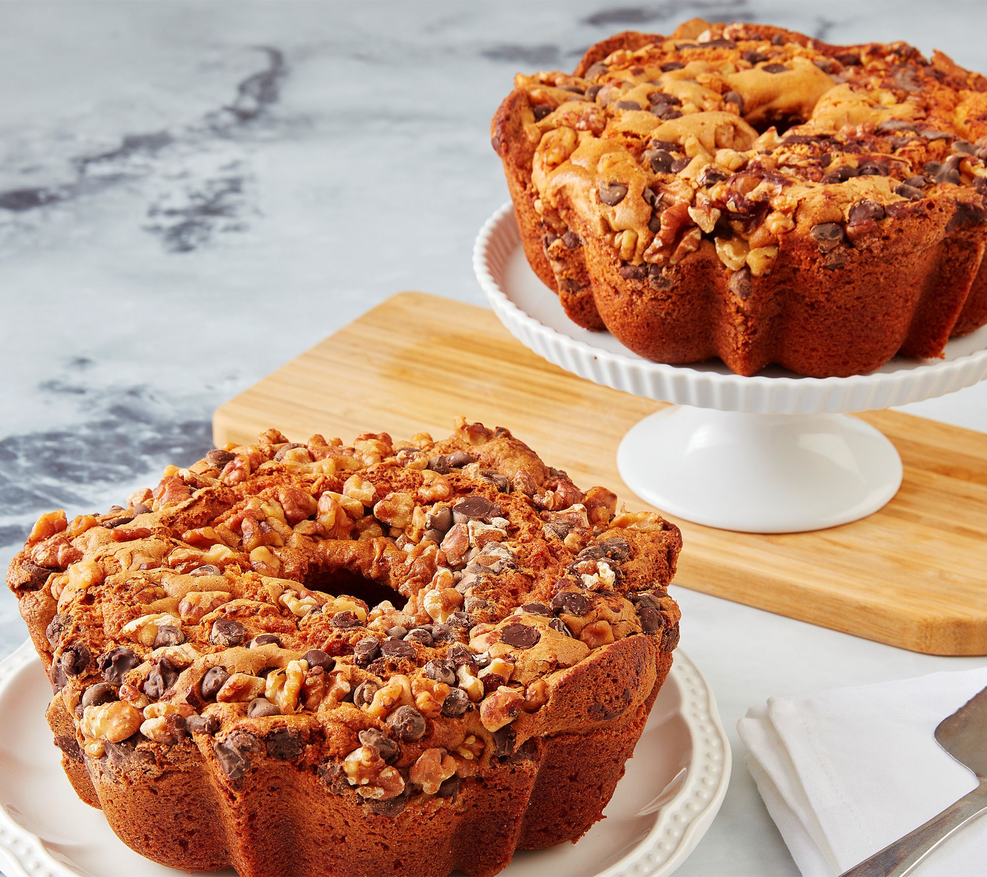 My Grandmas (2) 8 Chocolate Chip Coffee Cakes - M102221