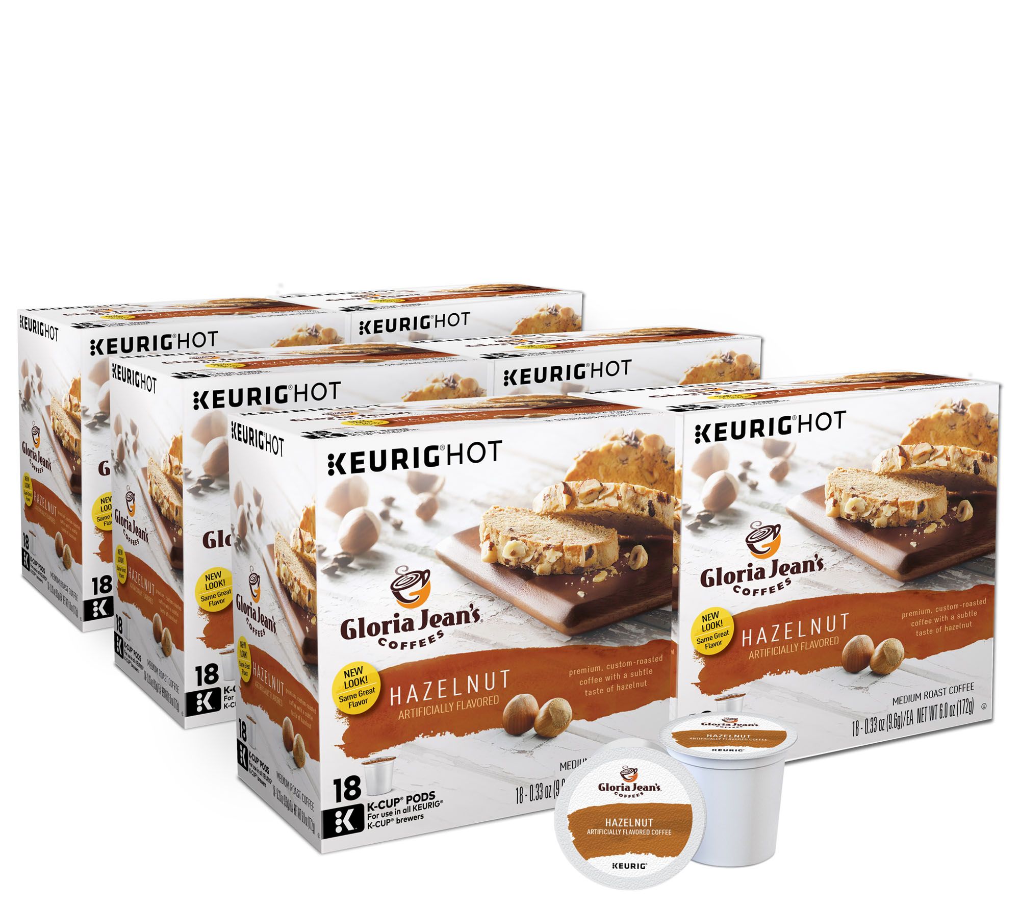 Keurig 108-pc K-Cups Gloria Jeans Hazelnut - M111424