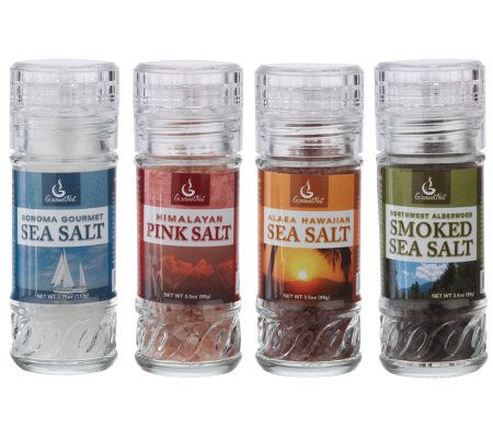 Gourmet Nut (4) Sea Salts Collection for Blue Jean Chef - M25331