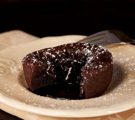 Authentic Gourmet 18-pc. French Dark Chocolate Molten Cakes - M29031