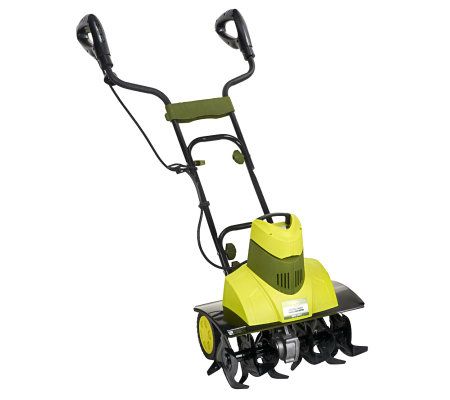 Sun Joe 9 AMP Electric Tiller & Cultivator 6 Steel Tines - M26543