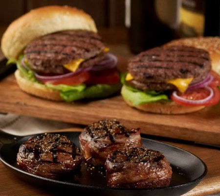 Kansas City (8) Bacon Wrapped Sirloins, (8) Burgers & Bonus (2) Burgers - M41453