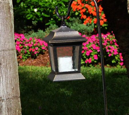 Solithia 3-in-1 Solar Powered FlamelessCandle Lantern w/Timer