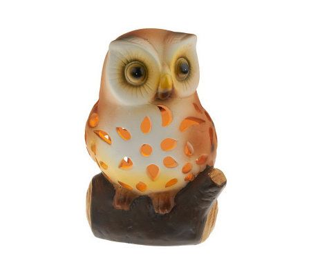 Solar Powered Painted Garden Luminary Figurine - M41080
