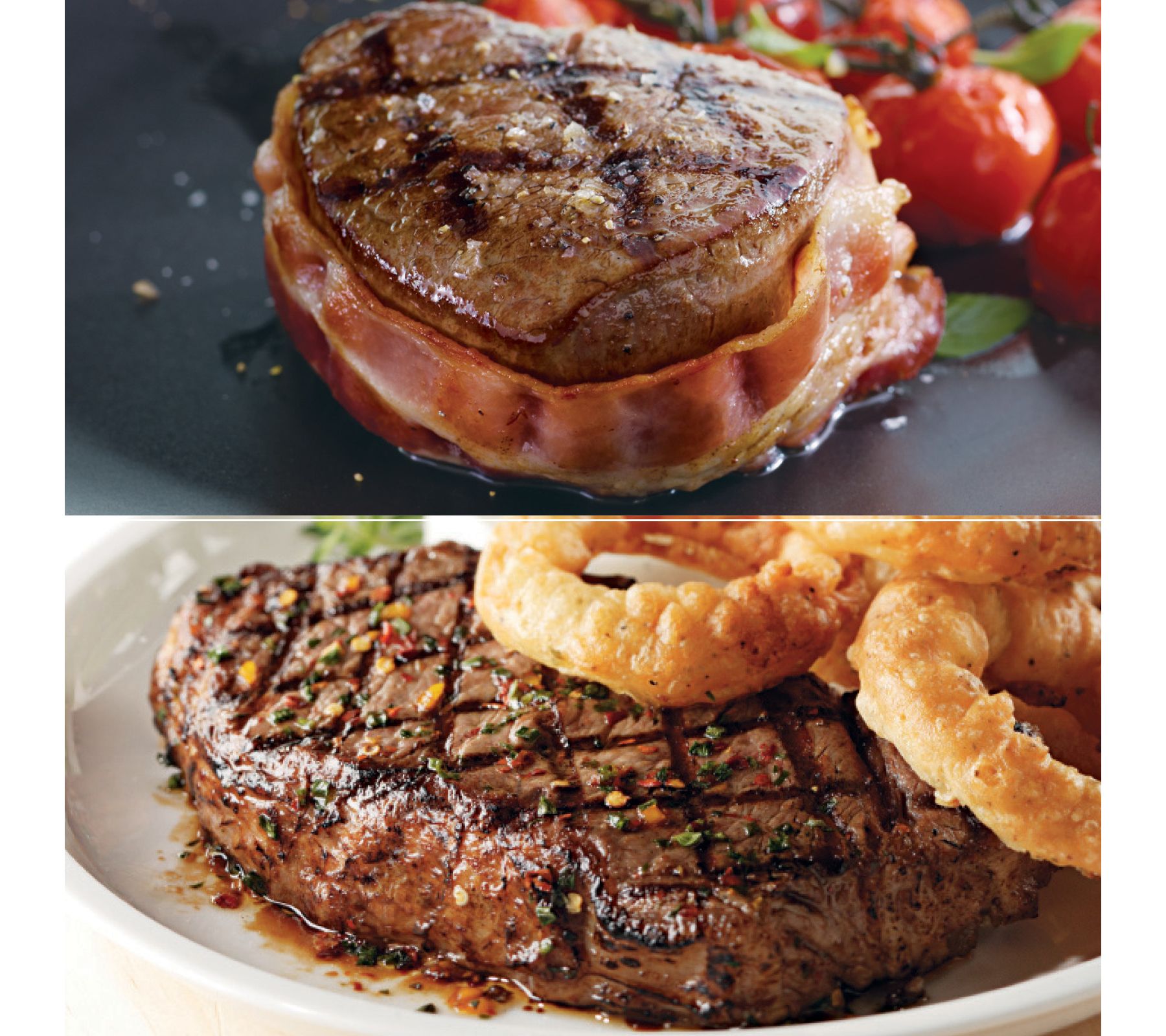 Kansas City (4) 10-oz Filets Mignons & (4) 16-oz Strip Steaks - M34782