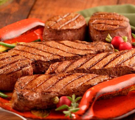 Kansas City (4) 10-oz Filets Mignons & (4) 16-oz Strip Steaks - M34784