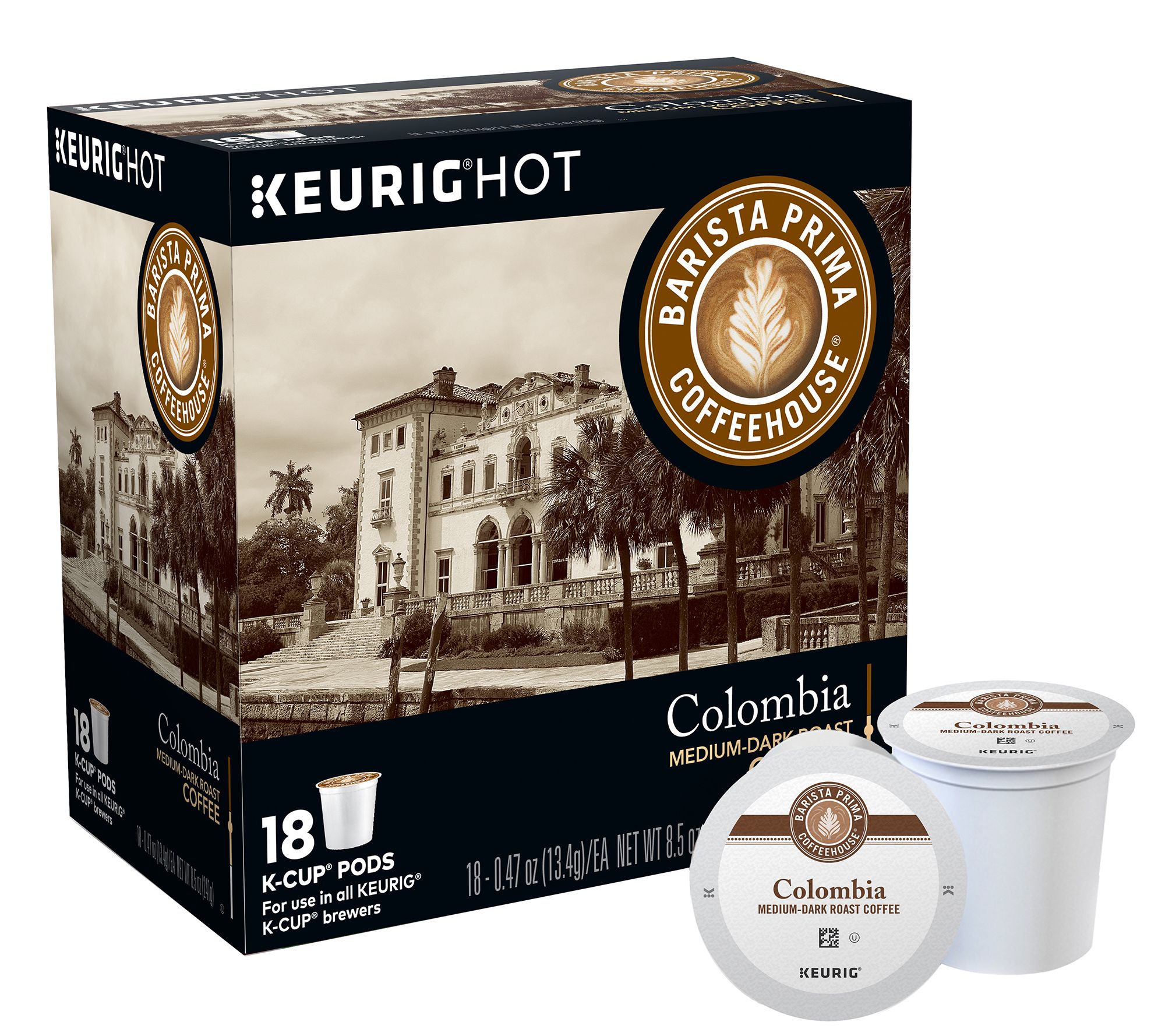 Keurig 108 pc K-Cups Barista Prima Colombia Coffee - M111486