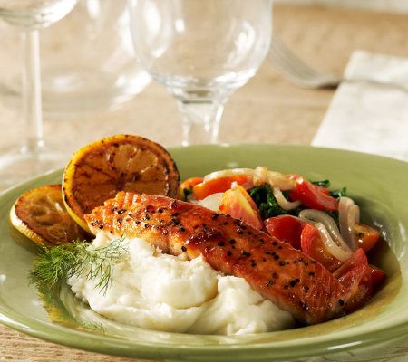 Anderson Seafoods (8) 4 oz. Fresh Scottish Salmon - M29086