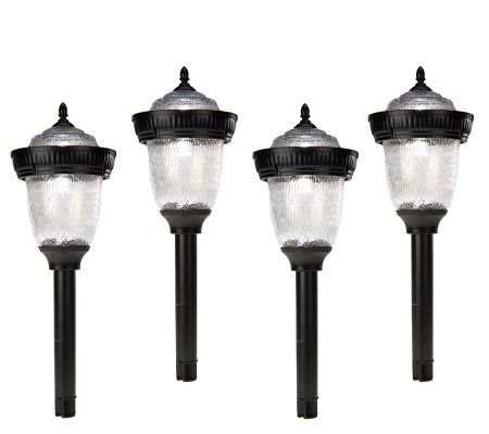 Westinghouse 4-piece Diecast Metal Solar Light Set - M27290