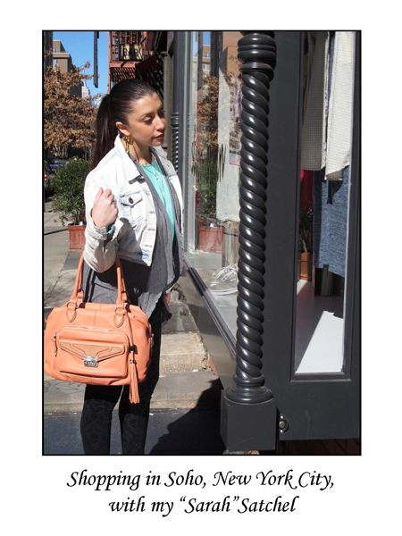 shopping with my Sarah Satchel