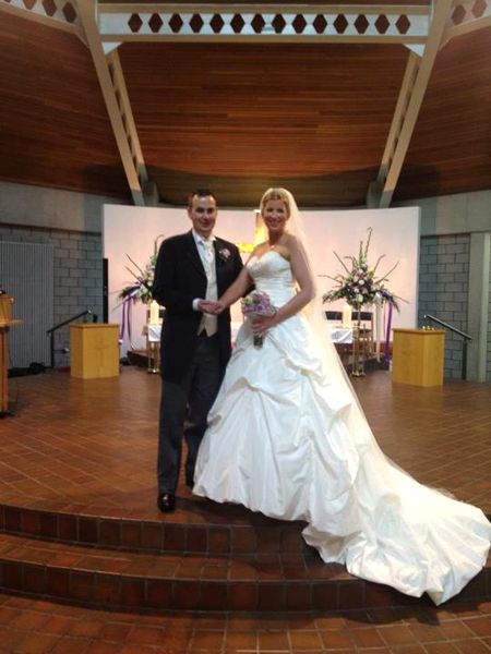The happy couple, Alan and Jennifer. The happy couple, Alan and Jennifer.