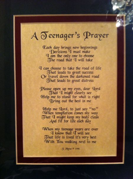 Teen Prayers 41