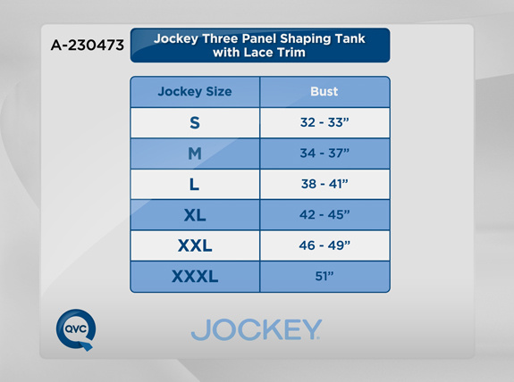 Jockey TSV Sizing