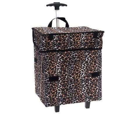 Smart Cart Multi-Purpose Folding Basket with Wheels and Handle - V32113