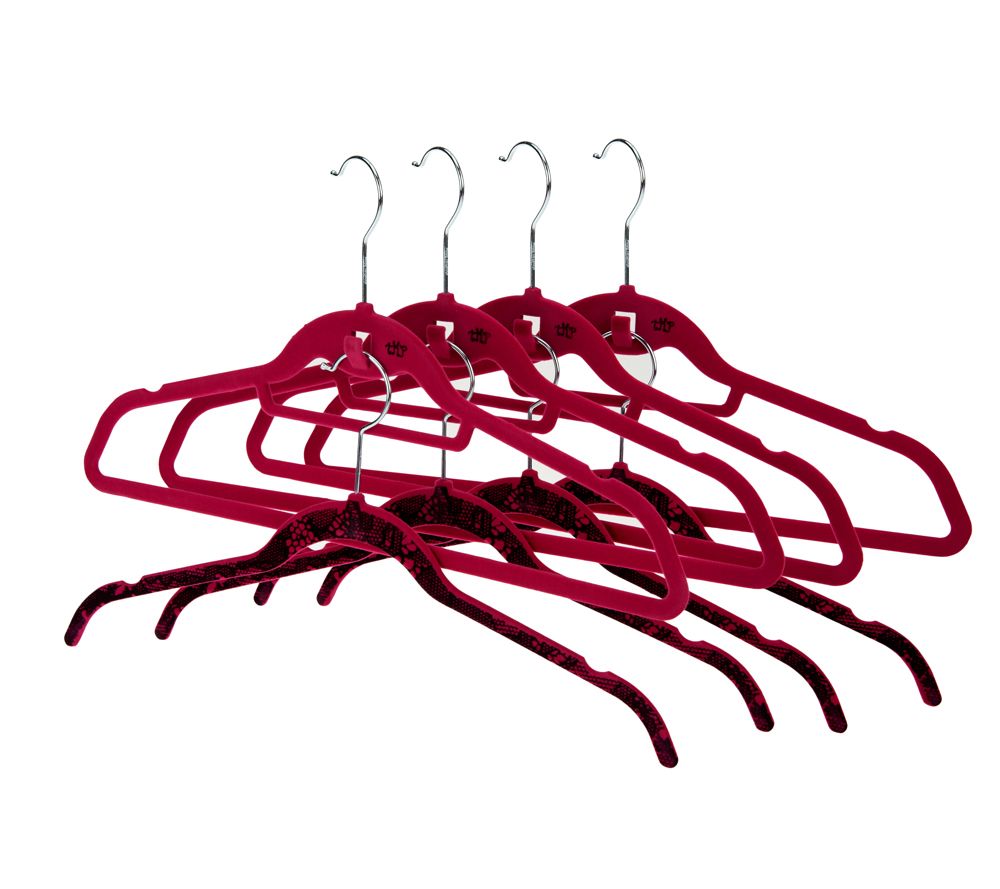 Jill Martin Set of 50 Flocked Cascading Hangers - V32141