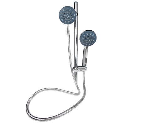 HotelSpa Stainless Steel Multi Showerhead w/ 22 Slide Bar - V30246