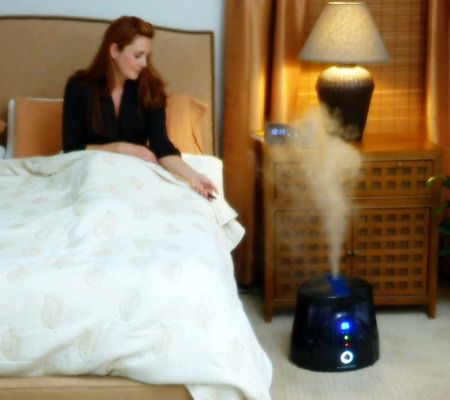 Sharper Image Dual Tank Warm &Cool Mist Ultrasonic Humidifier