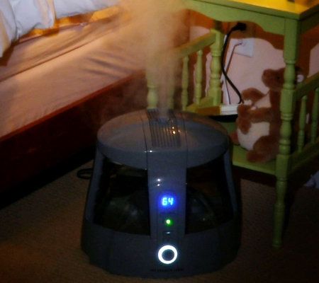 Sharper Image Dual Tank Warm &Cool Mist Ultrasonic Humidifier