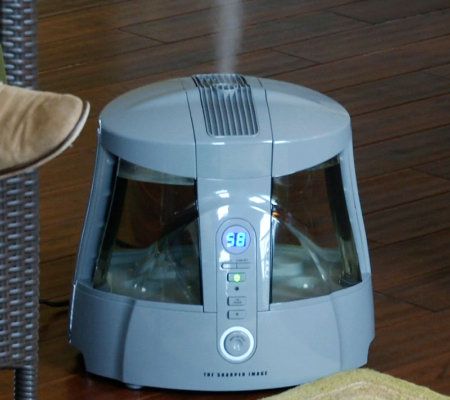 Sharper Image Dual Tank Warm &Cool Mist Ultrasonic Humidifier