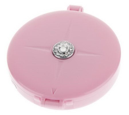 Floxite 10X/1X Lighted Dual Mirror Compact w/Stand - V31361