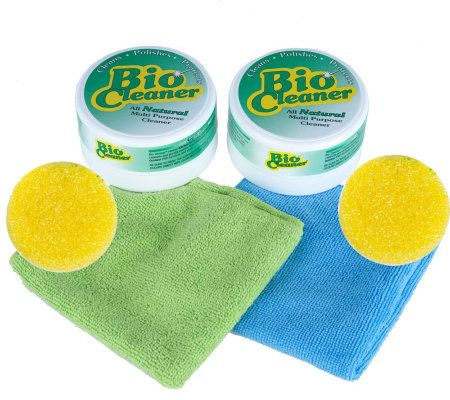 Bio Cleaner Multi-Purpose Cleaner and Microfiber 4-piece Kit - V30476