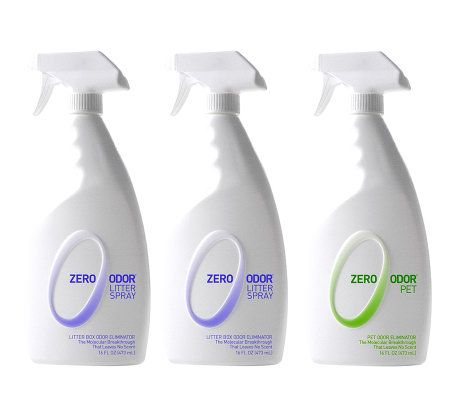 Zero Odor Cat Lovers 6 pc. Litter Deodorizing SprayKit - V30984