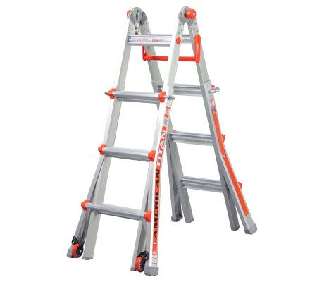 Little Giant 18-in-1 15 Ladder w/Wheel Kit & Work Platform - V31290